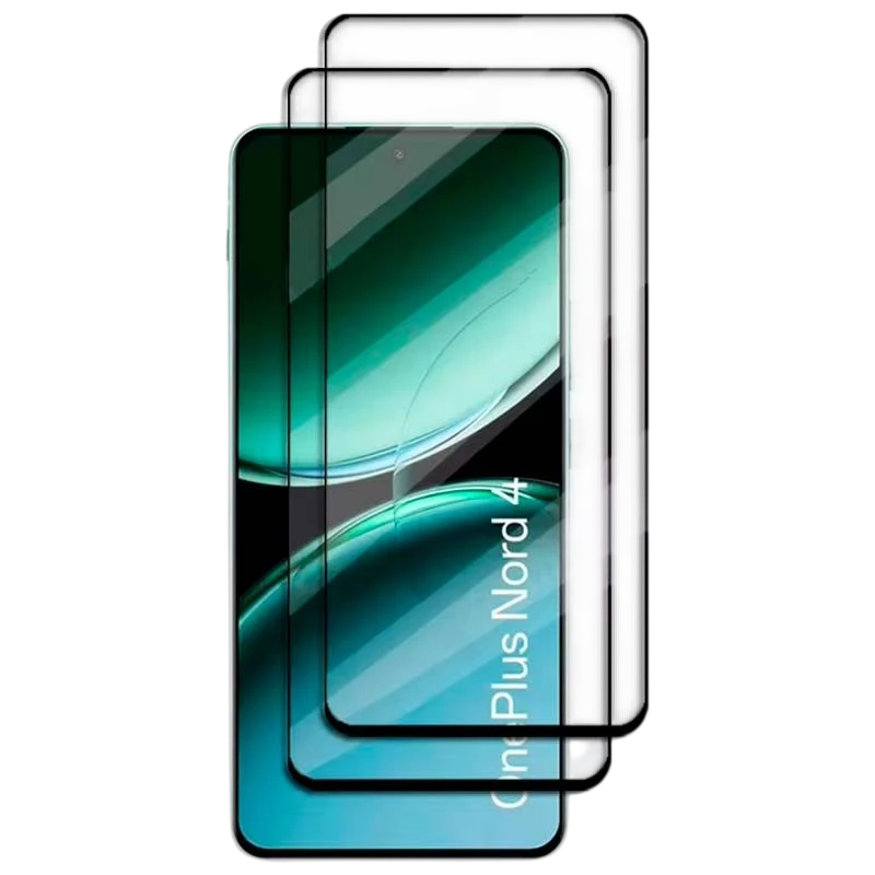 Pack x2 Película de ecrã de vidro temperado Oneplus Nord 4 5G Full Screen 3D - Image 1