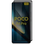 Película de vidro temperado Anti Espião Xiaomi Poco F6 Pro 5G