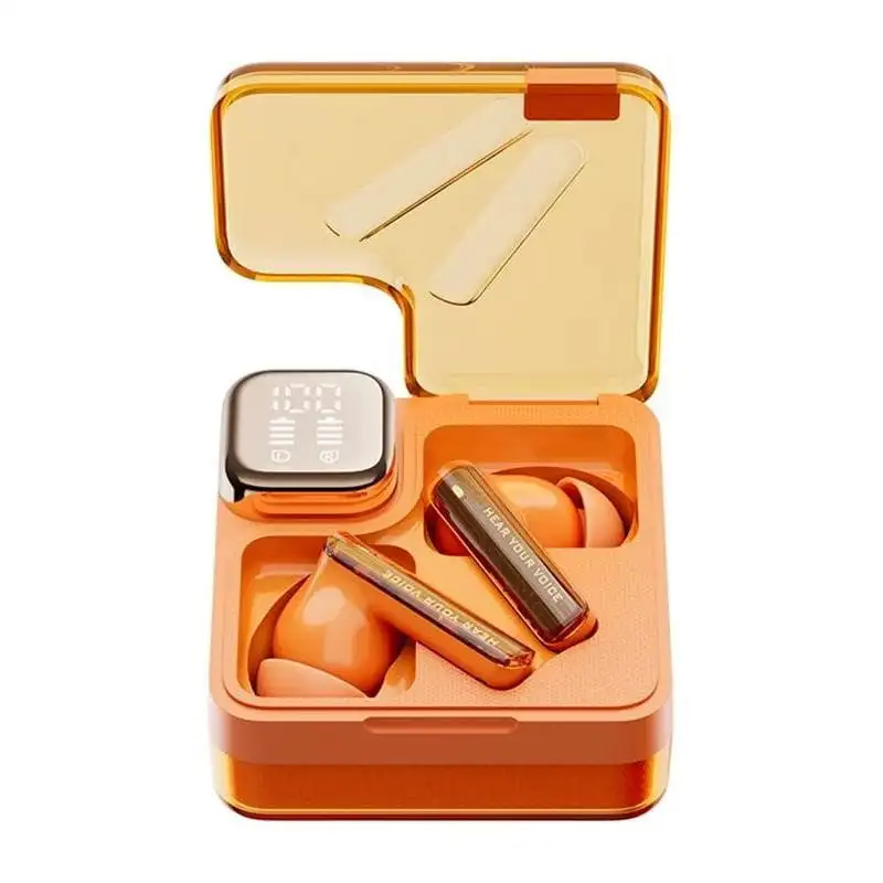 QCY T31 Melo Buds Bluetooth com Som Potente Laranja - Image 3