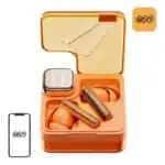 QCY T31 Melo Buds Bluetooth com Som Potente Laranja - Image 2