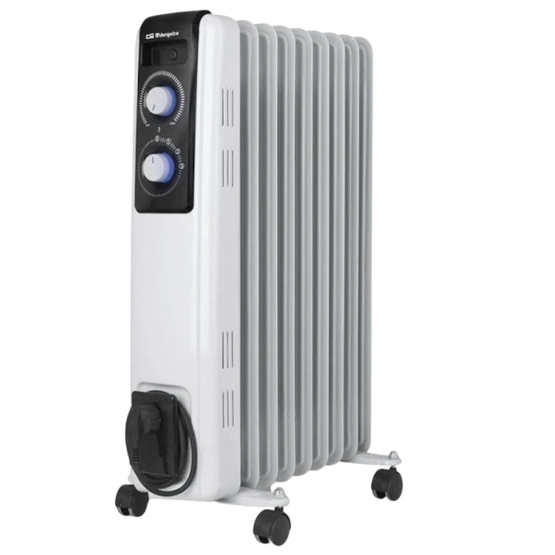 Radiador de óleo elétrico Orbegozo RF 2000 2000W Branco - Image 1