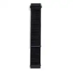 Pulseira Universal Nylon 20mm para Smartwatch Xiaomi/Amazfit/Samsung/Huawei/Realme/Ticwatch Preto
