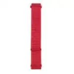 Pulseira Universal Nylon 20mm para Smartwatch Xiaomi/Amazfit/Samsung/Huawei/Realme/Ticwatch Vermelho