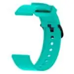 Pulseira Universal Silicone Gum 20mm para Smartwatch Xiaomi/Amazfit/Samsung/Huawei/Realme/Ticwatch - Turquesa