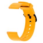 Pulseira Universal Silicone Gum 20mm para Smartwatch Xiaomi/Amazfit/Samsung/Huawei/Realme/Ticwatch - Laranja