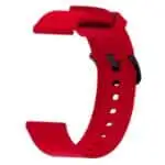 Pulseira Universal Silicone Gum 20mm para Smartwatch Xiaomi/Amazfit/Samsung/Huawei/Realme/Ticwatch - Vermelho
