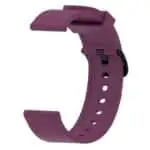 Pulseira Universal Silicone Gum 20mm para Smartwatch Xiaomi/Amazfit/Samsung/Huawei/Realme/Ticwatch - Violeta