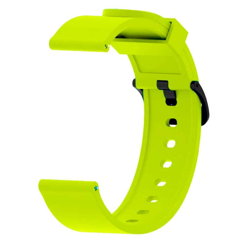 Pulseira Universal Silicone Gum 20mm para Smartwatch Xiaomi/Amazfit/Samsung/Huawei/Realme/Ticwatch - Verde - Image 1