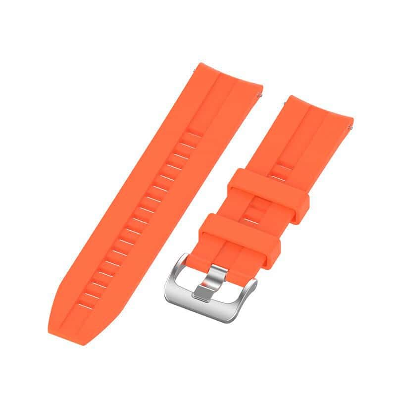 Pulseira Universal Silicone Rut 20mm para Smartwatch Xiaomi/Amazfit/Samsung/Huawei/Realme/Ticwatch - Laramja - Image 1