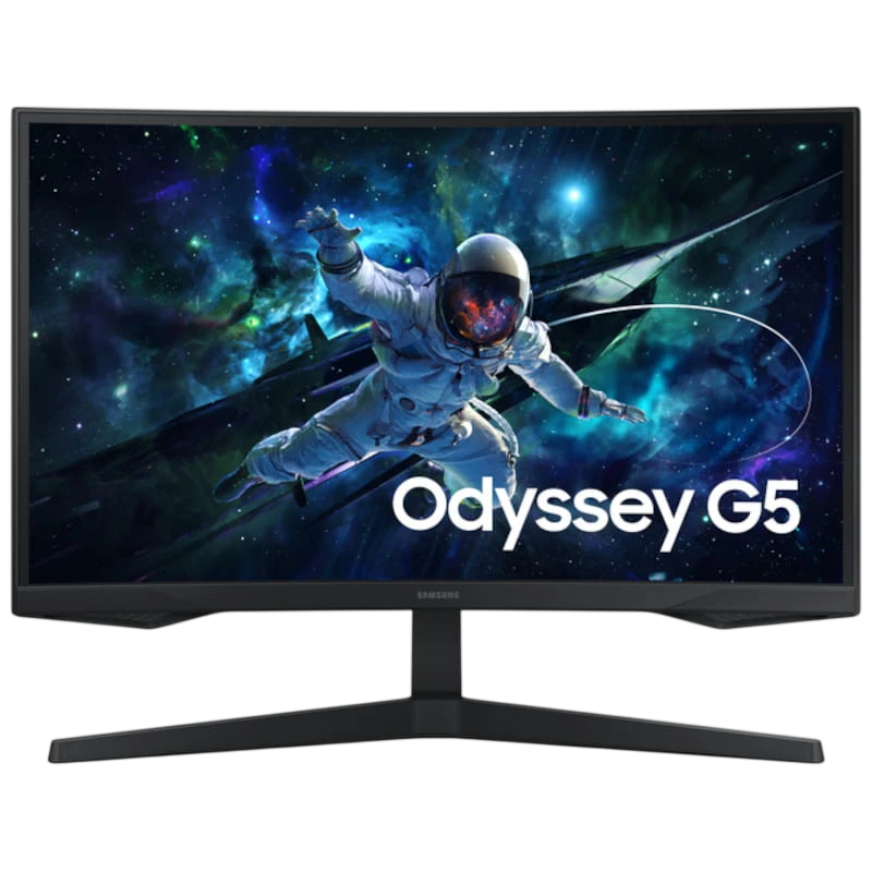 Samsung Odyssey G55C S27CG554EU 27" QHD Curva 165 Hz FreeSync Preto - Image 1