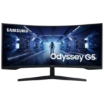 Samsung Odyssey G5 LC34G55TWWP 34 QHD VA UltraWide Curvo 165Hz FreeSync Premium Preto