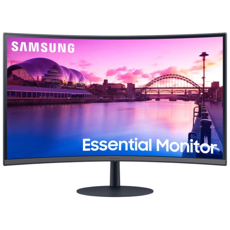 Samsung S27C390EAU 27" FullHD VA Curvo FreeSync Preto de Computador - Image 1