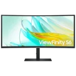 Samsung ViewFinity LS34C652UAUXEN 34" 2K QHD VA UltraWide Curva 100 Hz Freesync Preto de Computador