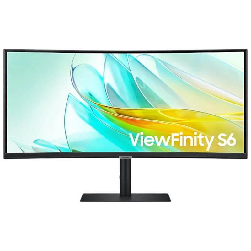 Samsung ViewFinity LS34C652UAUXEN 34" 2K QHD VA UltraWide Curva 100 Hz Freesync Preto de Computador - Image 1