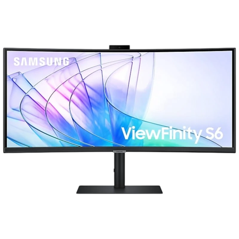 Samsung ViewFinity S34C652VAU 34 4K Ultra HD VA UltraWide Curvo 100 Hz FreeSync Webcam Preto de Computador - Image 1