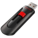 SanDisk Cruzer Glide 128GB USB 2.0 Preto/Vermelho