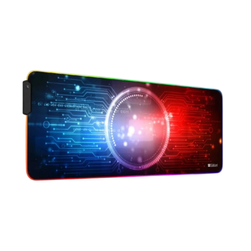 Tapete Subblim Chip LED RGB 9 Cores Preto - Image 1