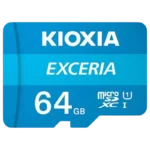 Kioxia Exceria MicroSDXC 64GB Classe 10 UHS-I + Adaptador