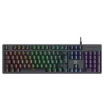 Teclado para jogos Hiditec GK400 RGB USB Preto
