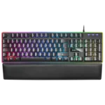Teclado para jogos Mars Gaming MK320 RGB USB Preto