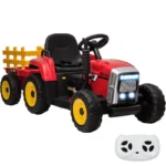 Tractor Ceres com reboque 12V Vermelho - Carro elétrico para crianças