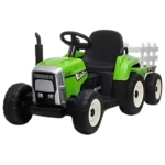 Trator Ceres com Reboque Verde - Carro Elétrico para Crianças