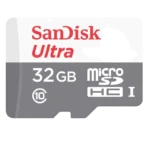 SanDisk Ultra UHS-I 32 GB Classe 10 Cinzento / Branco