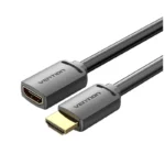 Vention AHCBD HDMI Macho - HDMI Fêmea 0,5m Preto - Cabo HDMI