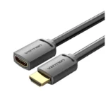 Vention AHCBF HDMI 2.0 Macho Fêmea 1m Preto - Cabo de extensão