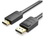 Vention HADBG - Displayport macho - HDMI macho - 1,5 m preto - Cabo conversor