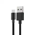 Xiaomi Mi Braided USB-A para USB-C Cabo 1 Metro Preto (SJV4109GL)