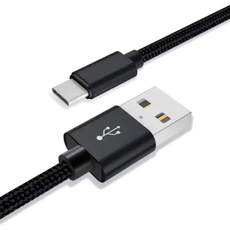 Xiaomi Mi Braided USB-A para USB-C Cabo 1 Metro Preto (SJV4109GL) - Image 2