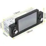 SWM 160C 5 polegadas Bluetooth/Carplay/USB Preto - Autorádio 1 DIN - Image 2