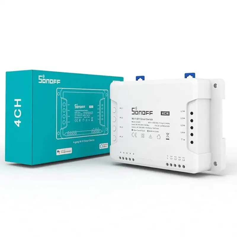 Sonoff 4CHR3 - Relé WiFi inteligente de 4 canais - Image 2