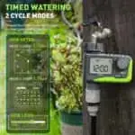 Rainpoint ITV105 Cinza e verde - Temporizador para mangueira - Image 2