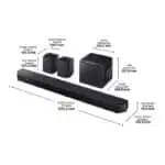 Samsung HW-Q990F/ZF 11.1.4 Preto - Barra de som - Image 2