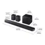 Samsung HW-Q930F/ZF 9.1.4 Preto - Barra de som - Image 2