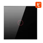 Avatto LZTS02-EU-B1 1 Botão ZigBee Preto - Interruptor Táctil Inteligente
