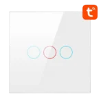 Avatto LZTS02-EU-W3 3 Botões ZigBee Branco - Interruptor Táctil Inteligente