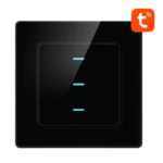 Avatto N-TS10-B3 3 Botões WiFi Preto - Interruptor Táctil Inteligente