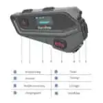 EuroFone BT8 6G - Intercomunicador para motocicleta 6 interlocutores conversa simultânea - Image 2