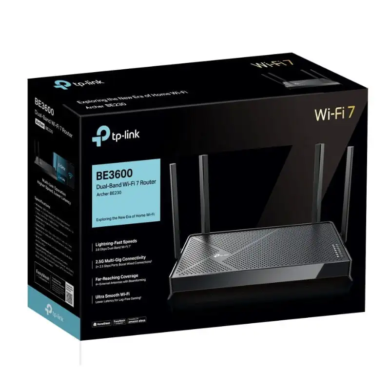 TP-Link Archer BE3600 Wi-Fi 7 - Router de banda dupla - Image 2