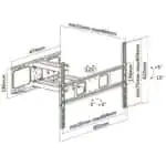 Aisens WT70TSLE-023 Fixo 70" VESA 600x400 mm Preto - Suporte para TV - Image 2