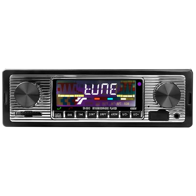 Autoradio Estilo Clássico SX-5513 Bluetooth USB MP3 AUX - Image 1