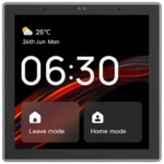 Avatto T6E S Zigbee/Bluetooth Tuya Preto - Painel de Controlo Inteligente
