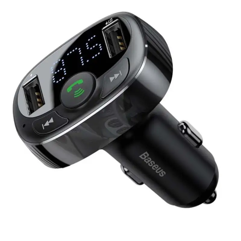 Baseus Transmissor FM - Transmissor FM Bluetooth para automóvel - Image 2