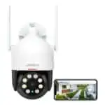 Câmara de segurança IP DEKCO DC5L 2K QHD WiFi  visão noturna a cores Google Assistant/Alexa Branco - Image 2