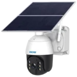 Câmera de segurança IP Escam QF724 Solar 4G/LTE 24 horas de gravação Branco