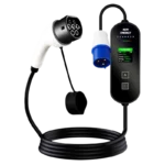 Carregador portátil para carros elétricos 32A / 7,0 kW / monofásico / 10 m / LCD - EV Tipo 2