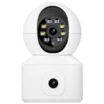 Câmera de Segurança IP Escam QF010 2MP+2MP Visão Noturna Cor Panorâmico Wifi Branco - Image 4